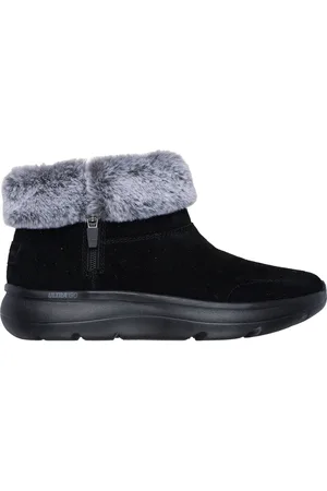Skechers On-the-GO Encore - Snow-Capped Shoes Wide Width en Noir/Gris