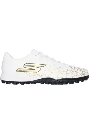 Skechers SKX_1.5 Academy TF Moyen Width en Blanc/Noir/Doré