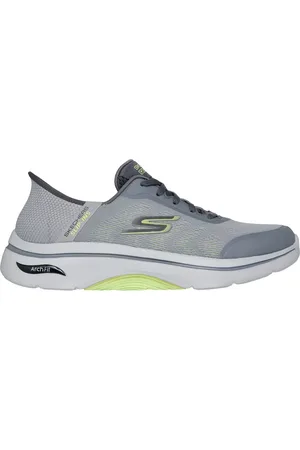 Skechers Slip-ins: GO WALK Arch Fit 2.0 - Simplicity 2.5 Shoes Moyen Width en Gris/Vert-Lime