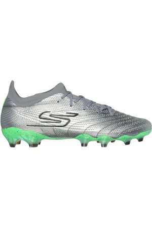 Skechers SKX_01 - Low Moyen Width en Argent/Vert-Lime