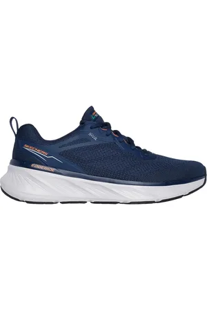 Skechers Relaxed Fit: Edgeride - Exxo Shoes Moyen Width en Bleu Marine/Orange