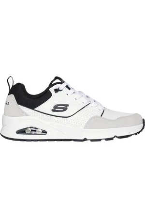 Skechers Uno - Retro One Shoes Moyen Width en Blanc/Noir