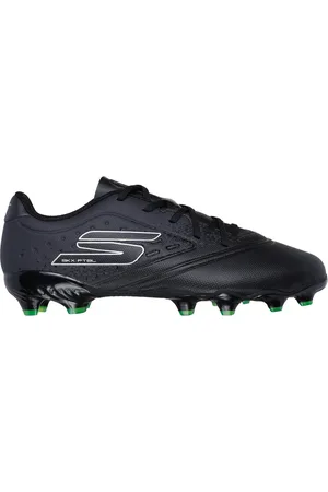 Skechers Razor 1.5 Jr Youth FG Moyen Width en Noir/Argent