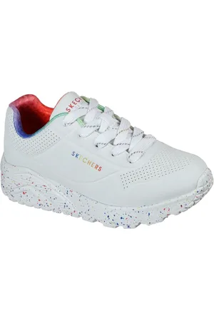 Skechers Uno Lite - Rainbow Speckle Shoes Moyen Width en