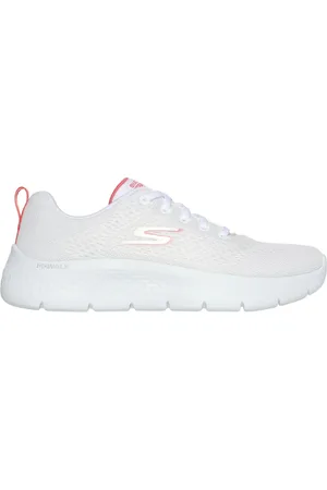Skechers GO WALK Flex - Kali Shoes Moyen Width en Blanc/Corail