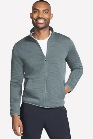 Skechers The Hoodless sweat à capuche Ottoman Veste en Vert/Noir
