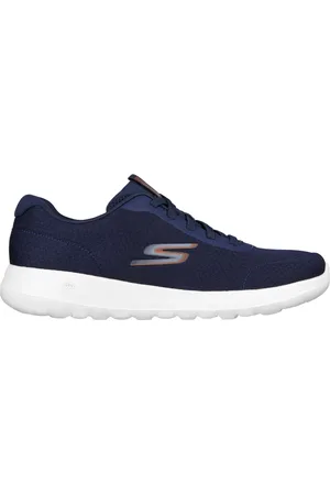 Skechers GO WALK Max - Midshore Shoes Moyen Width en Bleu Marine/Orange
