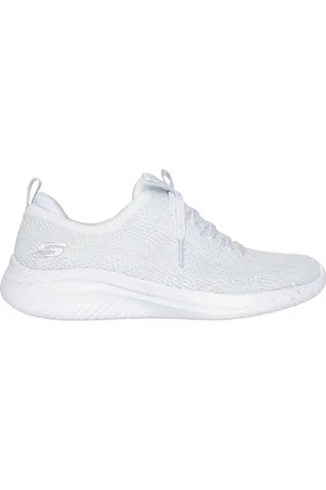 Skechers Ultra Flex 3.0 - Elegant Night Shoes Moyen Width en Blanc/Argent
