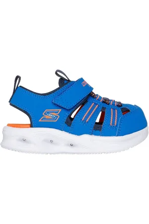 Skechers S-Lights: Sola Glow Sandal Shoes Moyen Width en Bleu/Bleu Marine