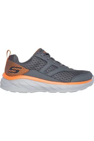 Skechers Boundless - Unmatched-Pace Shoes Moyen Width en Gris Anthracite/Orange