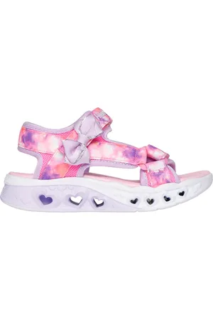 Skechers Flutter Hearts Sandal - Blurry Love Shoes Moyen Width en Rose/Lavande