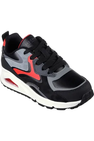 Skechers Uno Gen1 - Color Surge Shoes Moyen Width en Noir/Rouge