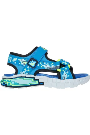 Skechers Mega-Splash 4K Shoes Moyen Width en Noir/Vert-Lime
