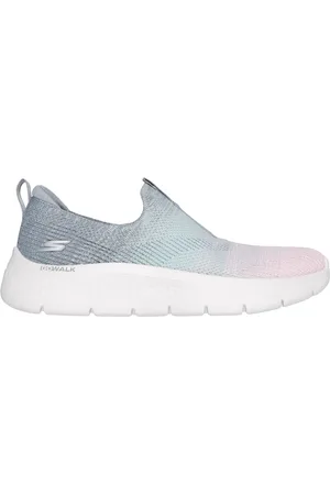 Skechers GO WALK Flex - Cali Sunset Shoes Moyen Width en Gris/Vert hommesthe