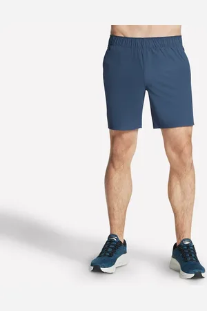 Skechers GO STRETCH Ultra 7 Inch short en Gris Anthracite/Bleu Marine