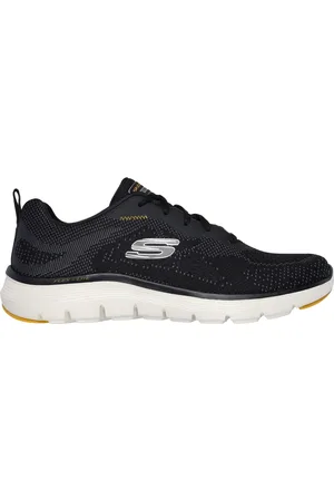 Skechers Flex Advantage 5.0 - Fosten Shoes Moyen Width en Noir/Jaune