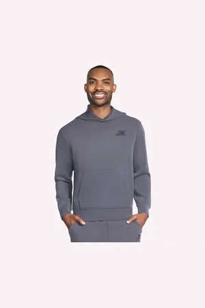 Skechers SKECHCLOUD Elevate sweat à capuche en Noir/Gris Anthracite