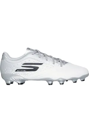 Skechers Razor 1.5 Jr Youth FG Moyen Width en Blanc/Argent
