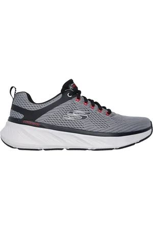 Skechers Relaxed Fit: Edgeride - Contention Shoes Moyen Width en Gris Anthracite/Noir
