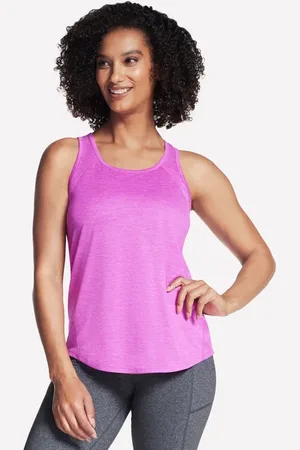 Skechers GO DRI Swift Performance Tank en Rose Fluo/Lavande