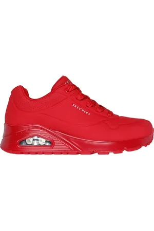 Skechers Uno - Stand on Air Shoes Moyen Width en Rouge/Rouge