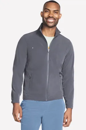 Skechers GO WALK Everywhere Full Zip Veste en Noir/Gris Anthracite