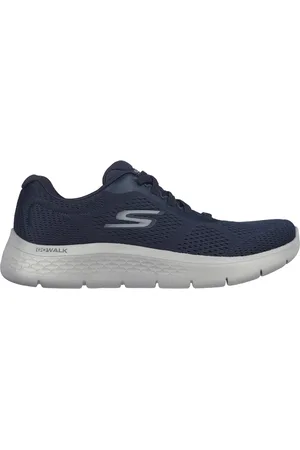 Skechers GO WALK Flex - Remark Shoes Moyen Width en Bleu Marine/Gris