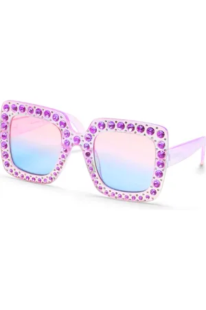 Skechers Square Rhinestone Lunettes de soleil en
