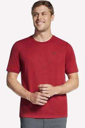 Skechers Performance Charge T-shirt en Burgundy/Gold