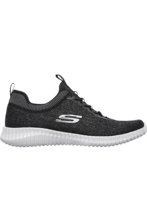 Skechers Elite Flex - Hartnell Moyen Width en Noir/Gris