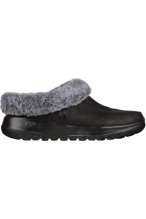 Skechers GO Lounge: On-the-GO Joy - Gratify Shoes Moyen Width en Noir/Gris