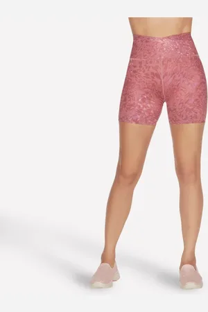 Skechers GOSCULPT Leopard 6 Inch Bike short en Mauve/Mauve