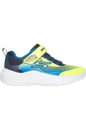 Skechers Microspec Advance Shoes Moyen Width en Jaune/Bleu