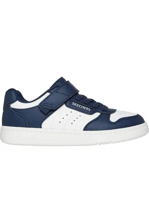 Skechers Quick Street Shoes Moyen Width en Bleu Marine/Blanc