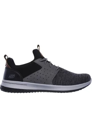 Skechers Delson - Camben Shoes Moyen Width en Noir/Gris