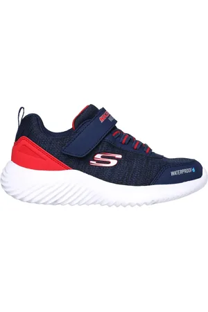 Skechers Bounder - Dripper Drop Shoes Moyen Width en Bleu Marine/Rouge