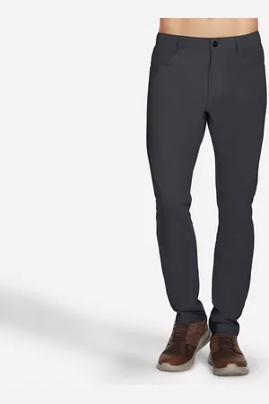 Skechers GO WALK Premium 5 Pocket Pantlon en Noir/Gris Anthracite