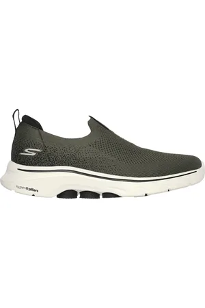 Skechers GO WALK 7 Shoes Moyen Width en Olive/Noir