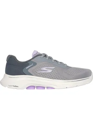 Skechers GO WALK 7 - Cosmic Waves Shoes Moyen Width en Gris/Lavande
