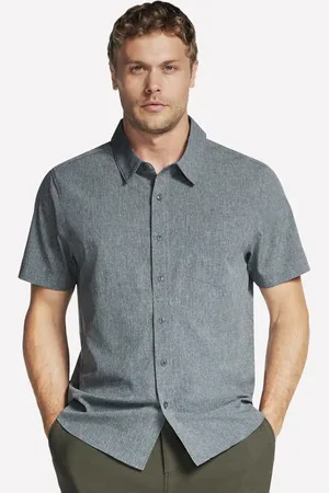 Skechers The GO WALK Air short Sleeve Shirt en Noir/Gris Anthracite