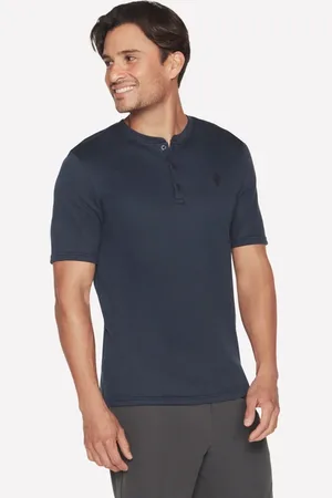 Skechers GOKNIT Pique short Sleeve Henley en