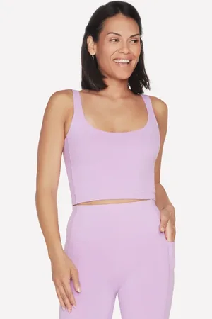 Skechers GOFLEX Joy Longline Bra en Violet/Bleu-Violet