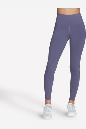 Skechers GO WALK High-Waisted Legging en Violet/Gris Anthracite