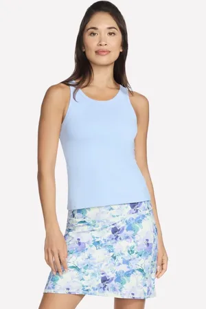 Skechers GO WALK Shelf Bra Tank en Blanc/Lavande