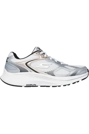 Skechers GO RUN Consistent 2.0 - Volt Moyen Width en Blanc/Argent/Noir