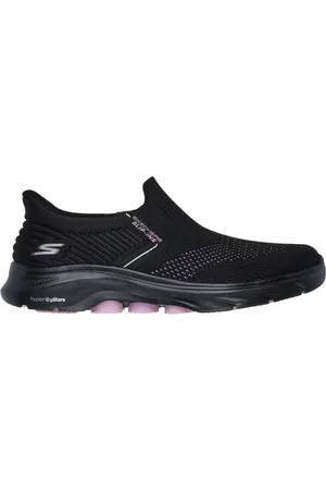 Skechers Slip-ins: GO WALK 7 - Ida Shoes Moyen Width en Black/Mauve