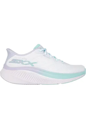 Skechers Slip-ins: GO WALK Max Cushioning Arch Fit - Areena Shoes Moyen Width en Blanc/Vert hommesthe