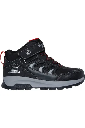 Skechers Storm Blazer - Glow Roam Shoes Moyen Width en Noir/Gris Anthracite