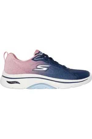 Skechers GO WALK Arch Fit 2.0 - Meredith Shoes Moyen Width en Bleu Marine/Rose