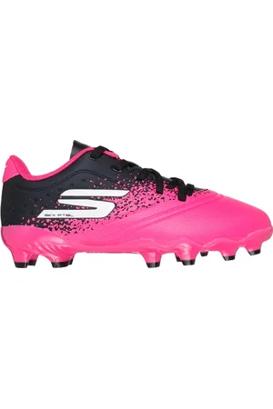 Skechers Razor 1.5 Jr Td FG Moyen Width en Noir/Rose